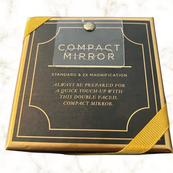 NIB BUMBLE BEE POLKA DOT COMPACT MIRROR BY ARGENTO SC COLLECTION - Picture 3 of 6